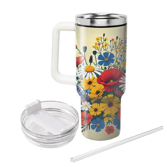 Wildflower Meadow Bliss  Custom Tumblers