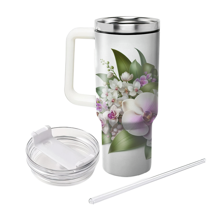 Serene Orchid Oasis  Custom Tumblers