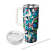 Geometric Kaleidoscope Pattern  Travel Tumblers