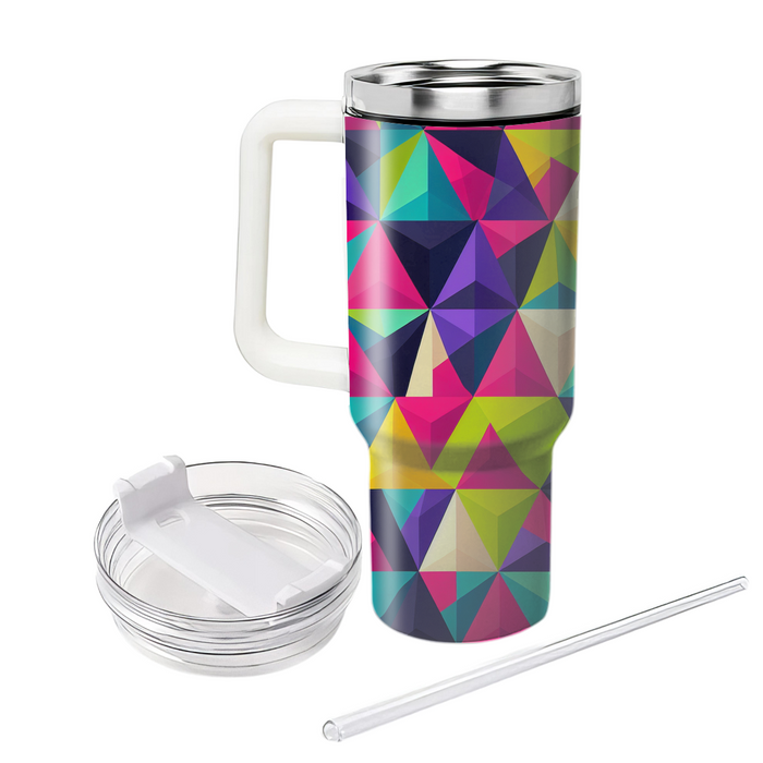 Bold Abstract Triangles  Insulated Tumblers