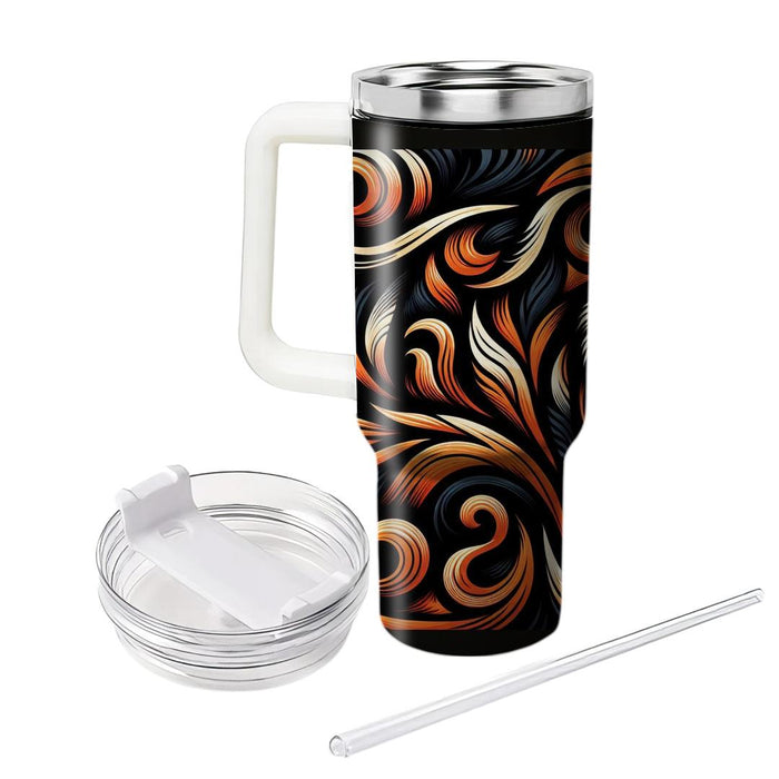 Artistic Tiger Stripes  Travel Tumblers