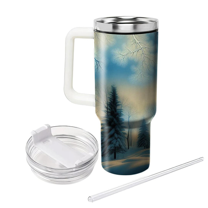 Winter's Morning Calm  Travel Tumblers