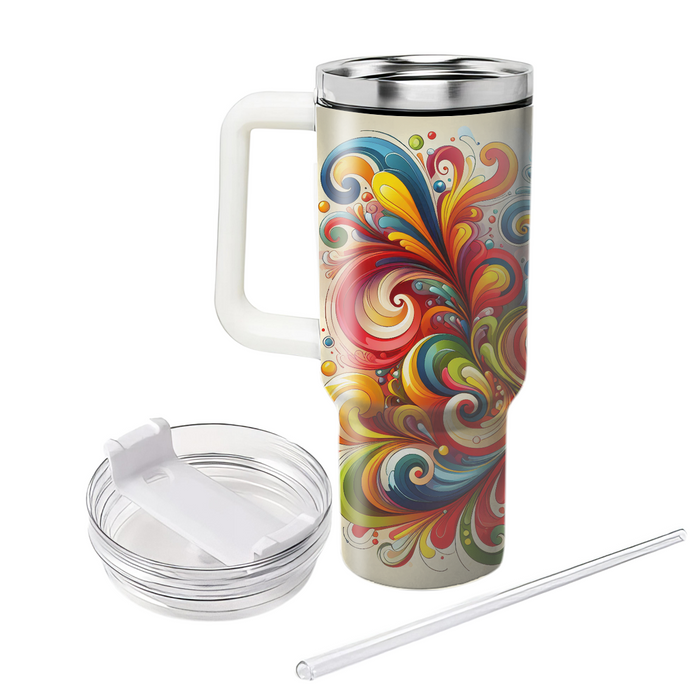 Wondrous Whirl - A Spirited Festival  Travel Tumblers