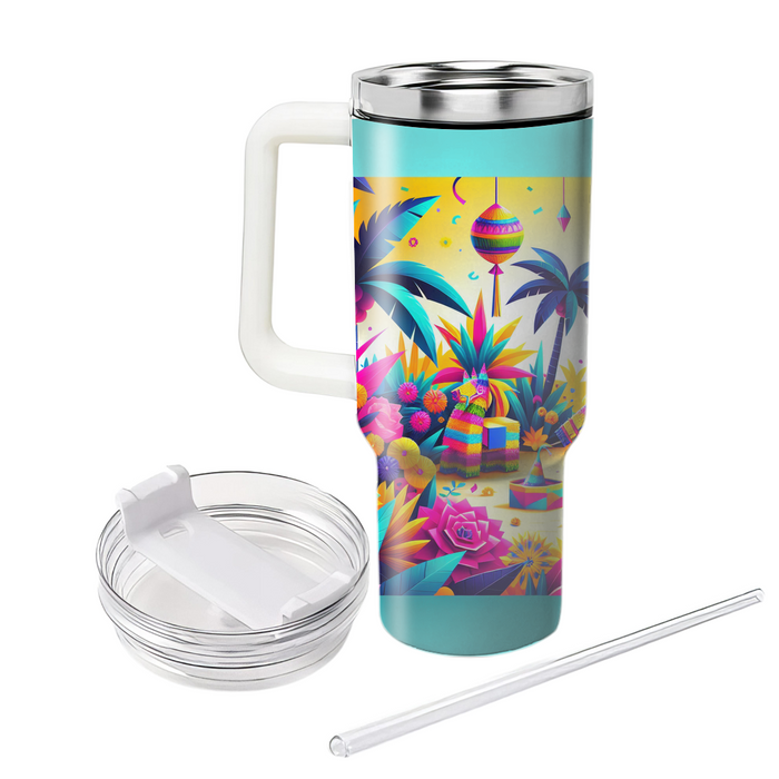 Tropical Retro Fiesta Insulated Tumblers