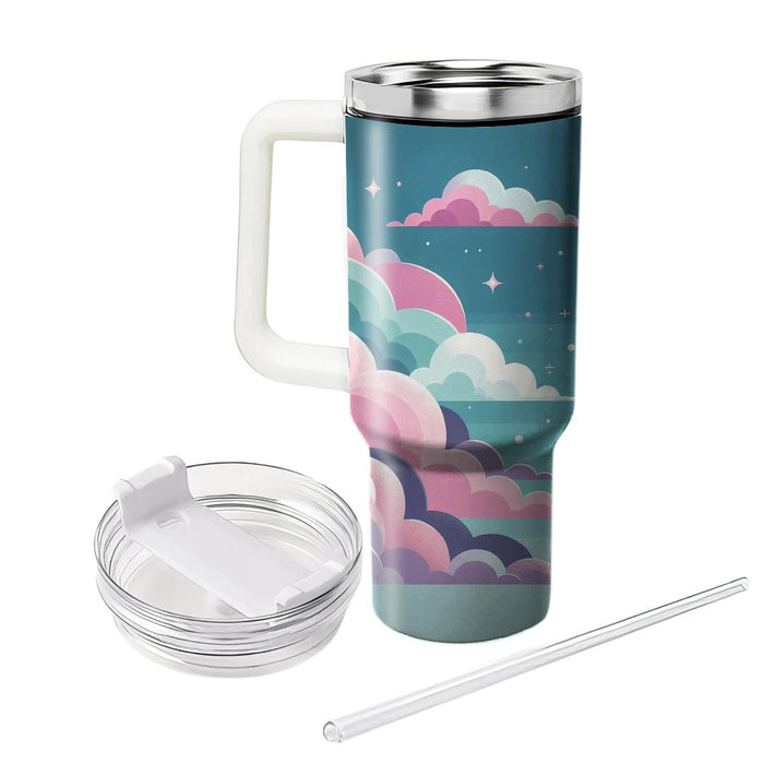 Whimsical Cloud Dreams  Decorative Tumblers