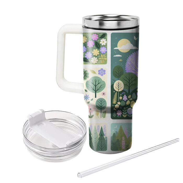 Whimsical Nature Walk  Custom Tumblers