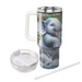 Joyful Elephant Splash  Tumblers With Lids