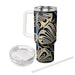 Sophisticated Art Deco Fan  Decorative Tumblers