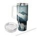 Winter Mountain Escape  Travel Tumblers