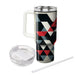 Bold Triangular Motif  Travel Tumblers