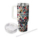 Triangular Tribal Radiance  Travel Tumblers