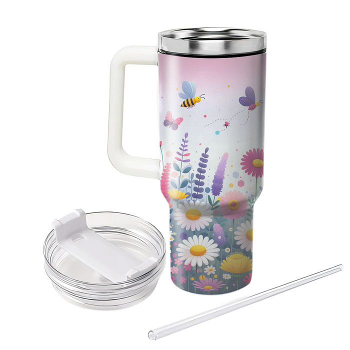 Spring Wildflower Meadow  Tumbler Cups