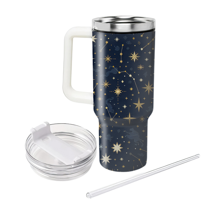 Celestial Constellation Pattern Tumbler Cups