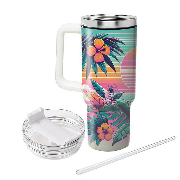 Retro Paradise  Custom Tumblers