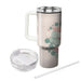 Floral Circle Embrace  Tumbler Cups