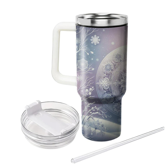 Winter Frosted Fantasy  Travel Tumblers