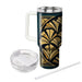 Geometric Art Deco Fan  Decorative Tumblers