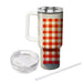 Charming Gingham Check  Custom Tumblers