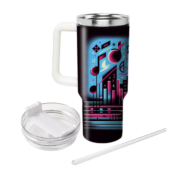 Synth Pop Soundwave  Unique Tumblers