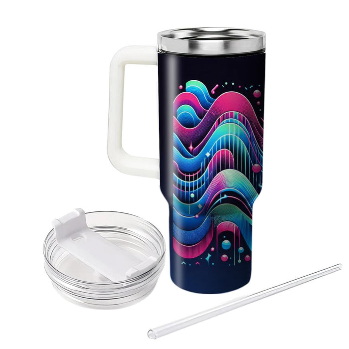 80s Wave Party  Tumblers With Lids