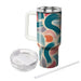 Artful Brush Stroke Pattern  Personalized Tumblers