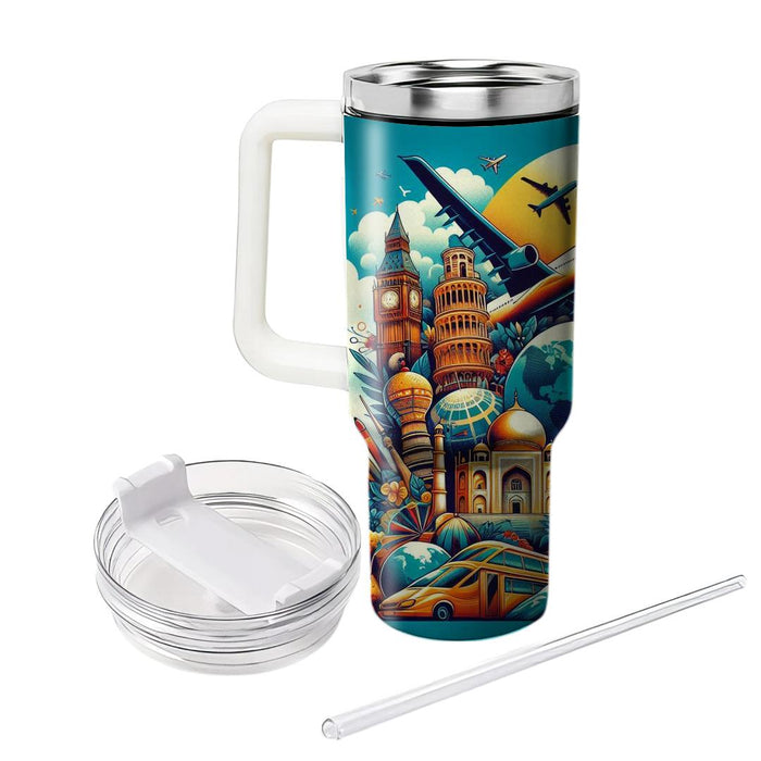 Wanderlust Dreams - A Festival Of Travel  Custom Tumblers