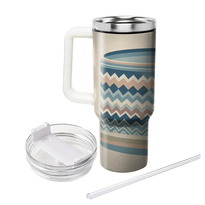 Zigzag Zen  Tumbler Cups