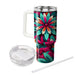 Kaleidoscope Flower Field  Unique Tumblers