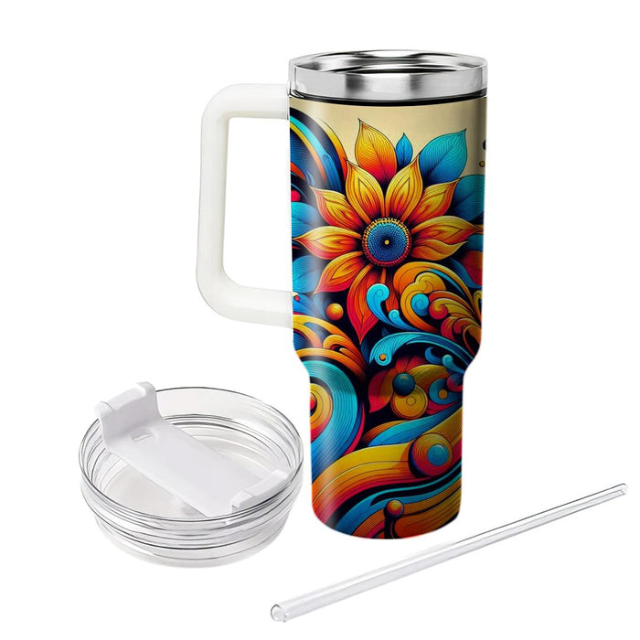  Floral Explosion  Unique Tumblers