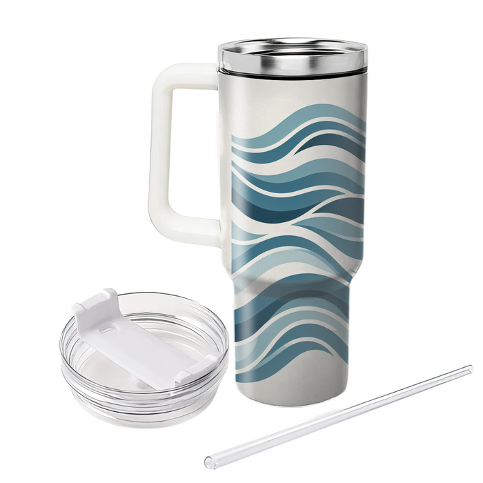 Modern Geometric Waves  Insulated Tumblers