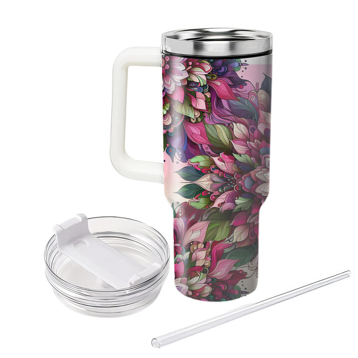 Vivid Kaleidoscope Blossoms  Tumblers For Gifts