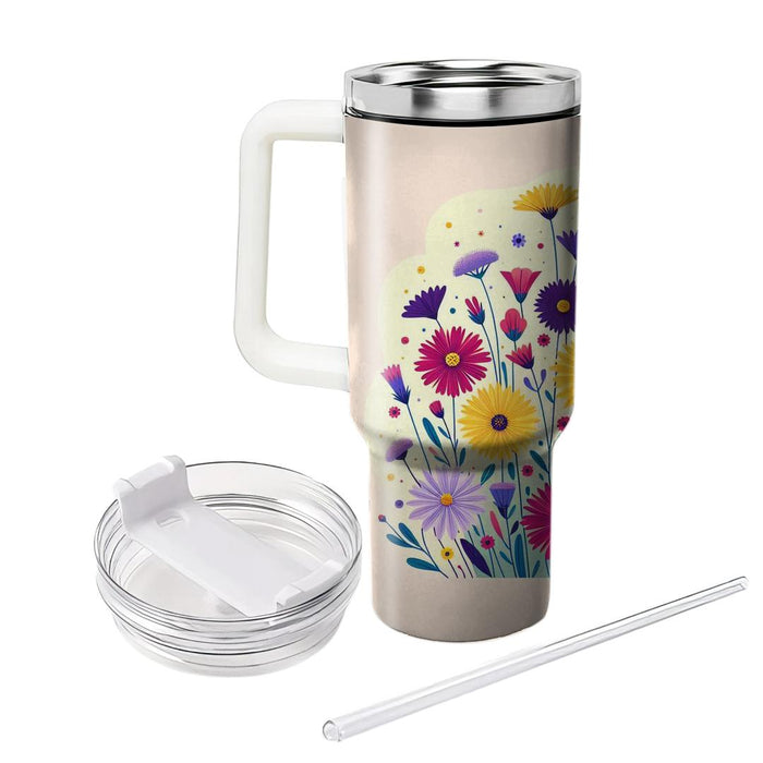 Wildflower Breeze  Tumblers With Lids