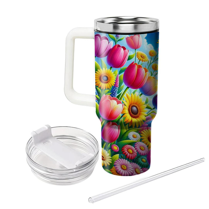 Spring Floral Parade  Decorative Tumblers