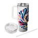 Vibrant Tie-dye Patterns  Insulated Tumblers