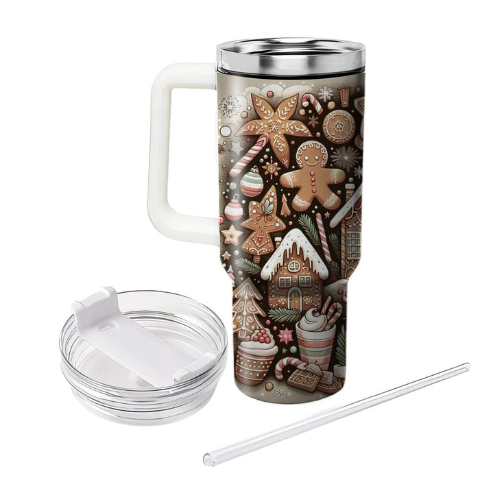 Winter Gingerbread Delight  Tumblers For Gifts