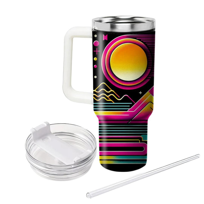 Neon Night Fever  Unique Tumblers