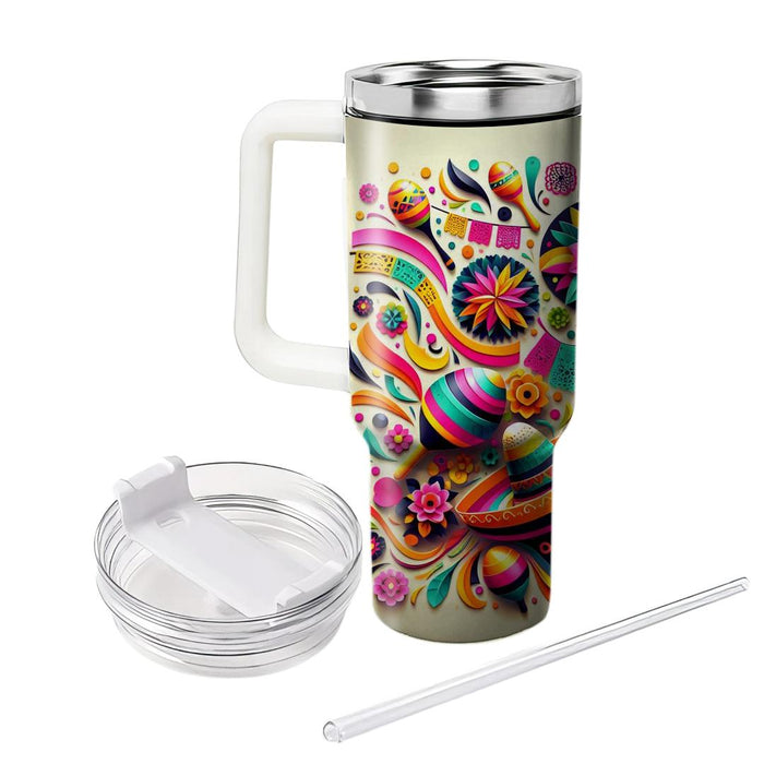 Funky Fiesta - A Mexican Celebration  Decorative Tumblers