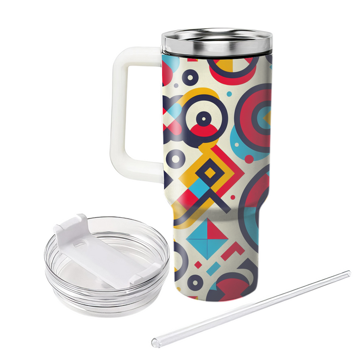 Geometric Infinity Pattern  Insulated Tumblers