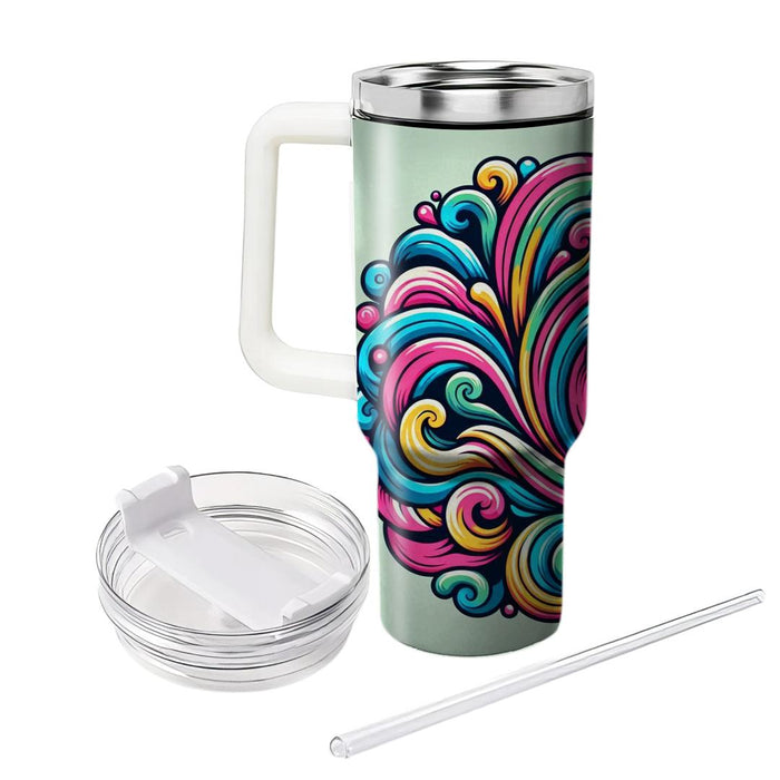 Tie-dye Vibes  Decorative Tumblers