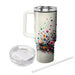 Funky Dot Burst  Personalized Tumblers