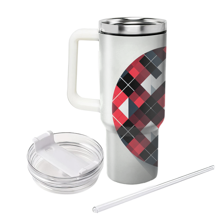 Bold Argyle Pattern  Unique Tumblers