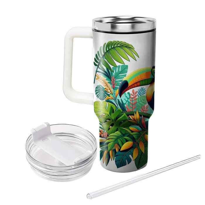 Tropical Toucan Vibes  Tumbler Cups