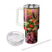 Floral Fox Enchantment  Decorative Tumblers