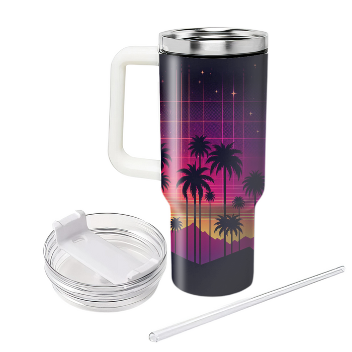 Synthwave Sunset  Custom Tumblers