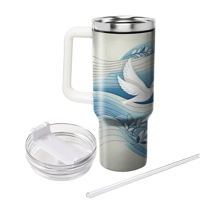 Waves Of Peace - International Day Of Peace  Unique Tumblers