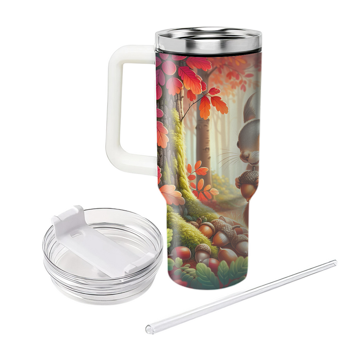 Delightful Squirrel Stash  Tumblers With Lids