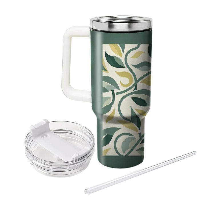 Abstract Leafy Vines  Custom Tumblers