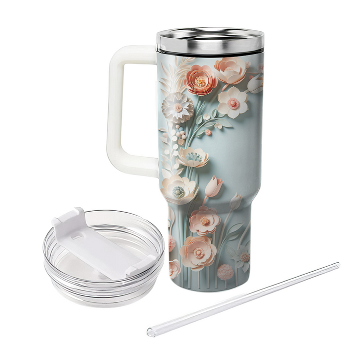 Floral Fantasy Dreamscape  Tumblers With Lids