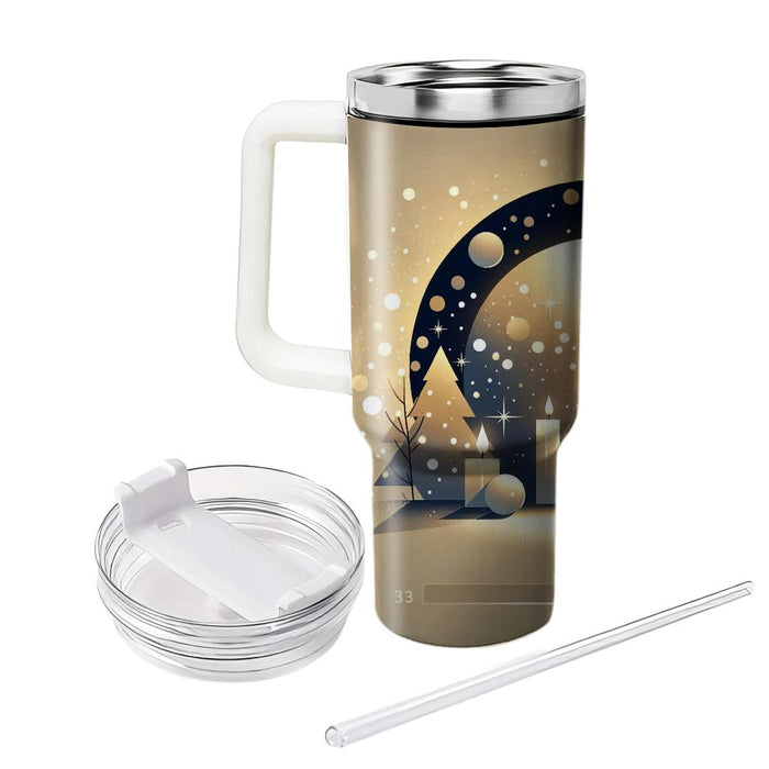 Winter Candlelight Glow  Tumblers For Gifts