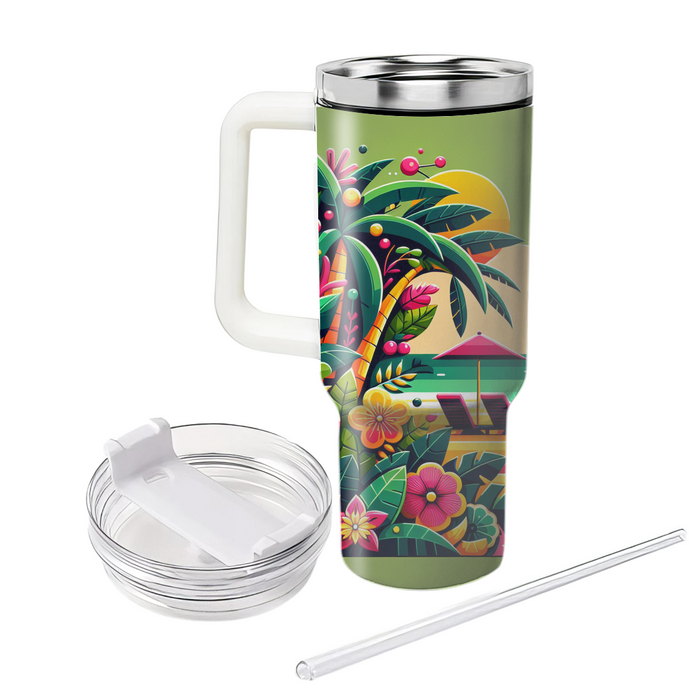 Tropical Paradise Travel Tumblers